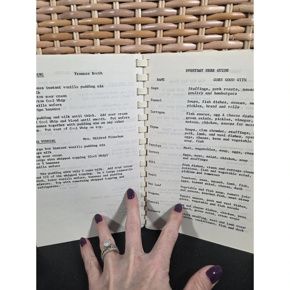 First Wesleyan Church Kannapolis‎ North Carolina Cookbook 1979 Missionary Women